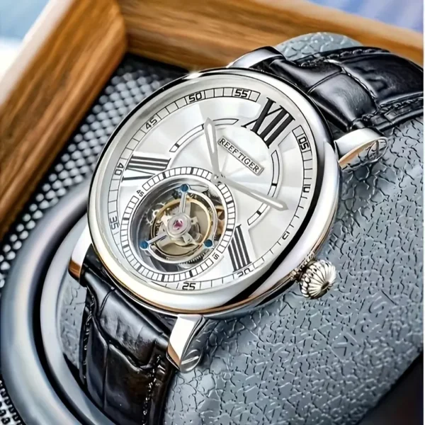 Luxury Tourbillon Pure Manual Winding Mechanical Watch